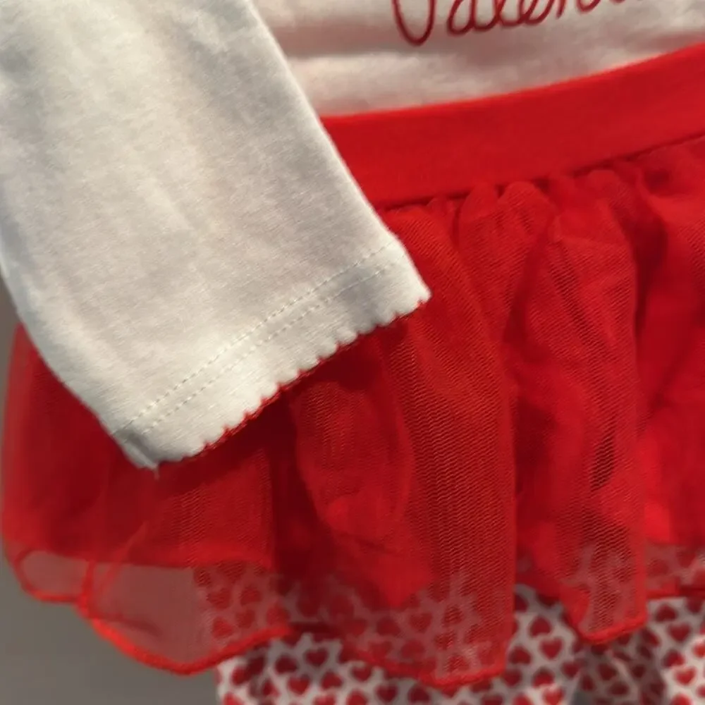 Carter’s 3 Month Baby Valentine’s Day Tutu Two-Piece‎ Set